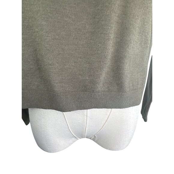 2/$30 Baci Womens M/L Olive Green Lightweight Knit Sweater Made In Italy - Picture 12 of 14
